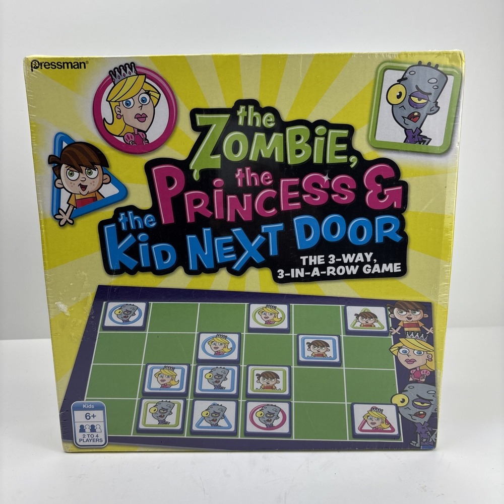 The Zombie, The Princess & The Kid Next Door Game • 2012 • Pressman • New